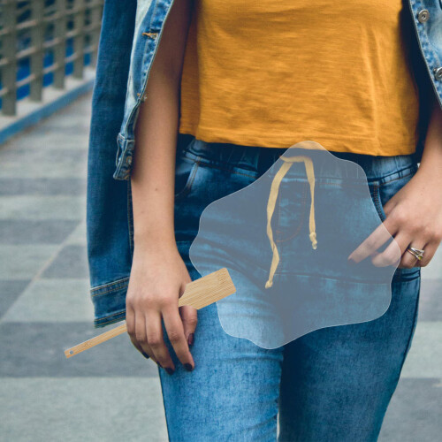 Transparent Diy Éventail À Personnaliser En Peinturable 2