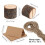 20 Ensembles De Supports Pour Cartes Forme Tronc D’Arbre 2