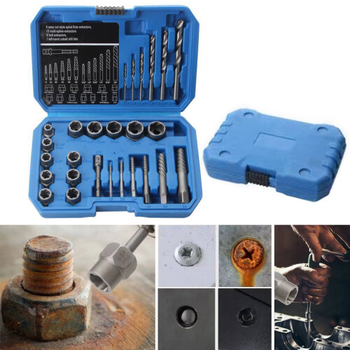 Ensemble complet de retrait de fixations endommagées, 26 pièces, 1