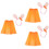 3 Ensembles Robe De Pâques -Tête Et Jupe 6