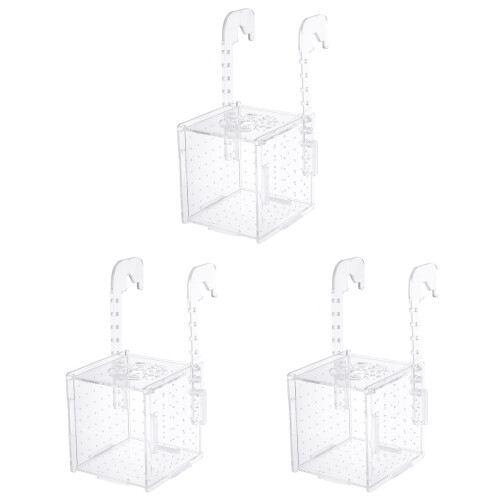 3 Pièces Boîte D'isolement Transparente En Pour Aquarium 1