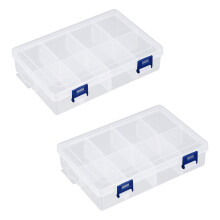 Boîte de rangement d'outils en plastique Transparent,