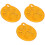 3 Pièces Plaques Animaux En Aluminium Patte De 2