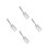 4Pièces Petites Jardin Acier Inoxydable Pour Sol Désherbage 8