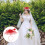 Women Fleurs Plumes Barrette Coiffe Accessoire Épingle Mariage 6