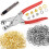 Kit d'œillets évasés décoratifs, 2 couleurs, 12mm, avec 200 4