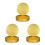 15 Pièces Plateaux 25,4 Cm Pour Gâteau Cupcake Mousse Dorés 4