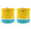 2Pcs Lidded Cotton Rope Basket With Watermelon Design 4