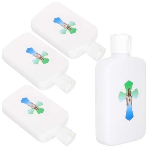 24 Pcs Empty Holy Water Bottles Catholic Christian Cross Container 1