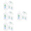 24 Pcs Empty Holy Water Bottles Catholic Christian Cross Container 9
