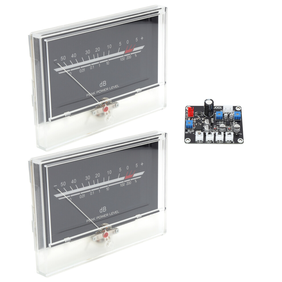 Ts-Dbpw-134-2Q Dual-Channel Vu Meter Head With Driver Board And White Backlight 7601359979813