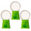 3 Pezzi Mini Macchinette Palline Gomma e 1