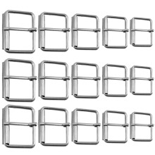 100 Pezzi Fibbie In Metallo Per Cinture E Scarpe 13-30 Mm