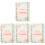 4 Pezzi Blocco Note Multifunzione Organizzatore Portatile 4