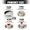 Stainless Steel Snaps Fasteners 15mm Durability Button with 3