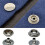 Stainless Steel Snaps Fasteners 15mm Durability Button with 7