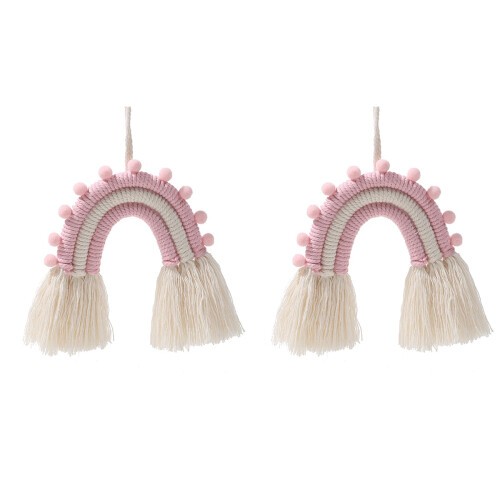2 Pezzi Ciondolo Rosa, Decorazione Casa 2