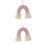 2 Pezzi Ciondolo Rosa, Decorazione Casa 6