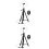 2 Set Luce Anulare con Treppiede e Telecomando 6