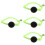 4 Collare Per Regolabile Riflettente Con 6