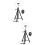 2 Set Luce Anulare con Treppiede e Telecomando 4