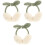 3 Pezzi Cuffie Morbide Spesse Per 3