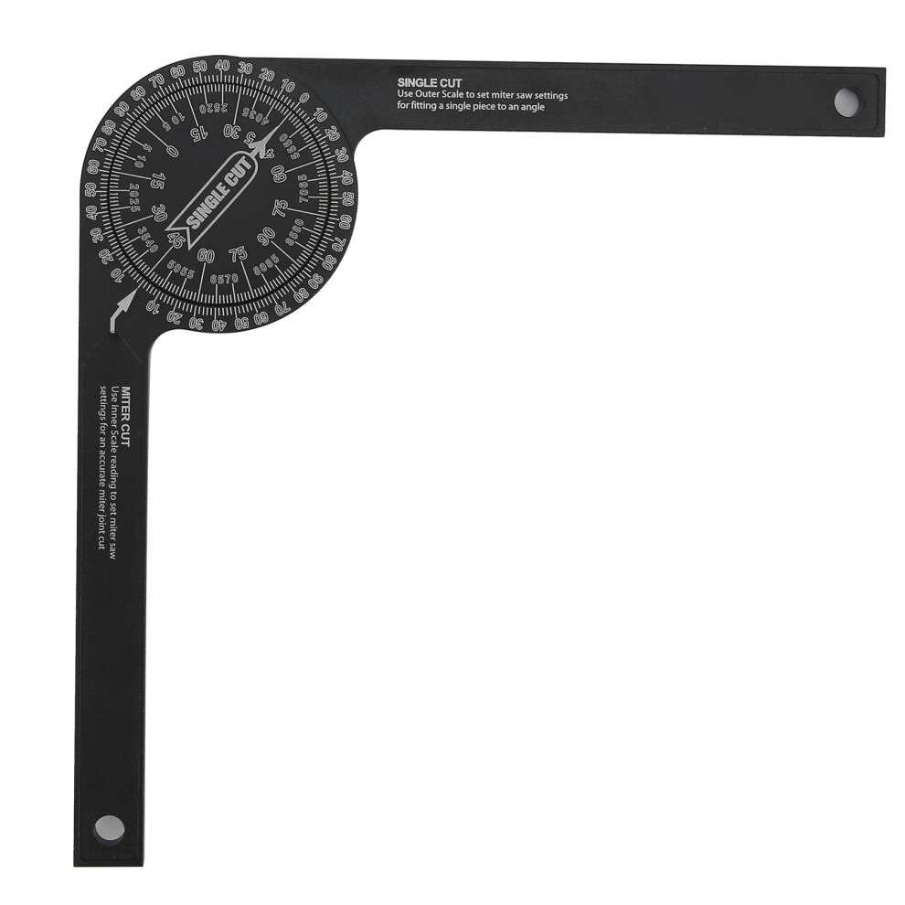 360 Aluminum Alloy Woodworking Protractor, Precise Angle Finder 6911359980667