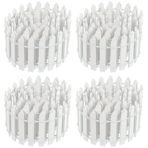 4 Pezzi Recinzioni Miniature Per Micro Paesaggio Decorazione 1