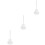 3 Pezzi Supporti Per Torte Base Attrezzo (Trasparente) 5