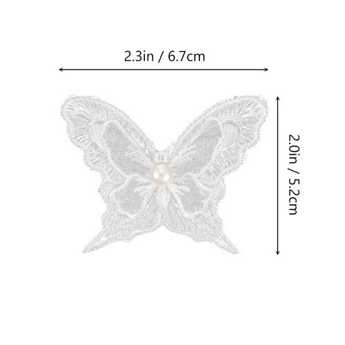 10 Pezzi Applique Ricamate A In Per Sposa 1