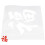 2 Pezzi Fu Word Stencil Per Pittura Su Muro Capodanno 1