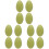 12 Uova In Vuote Decorative Per 2