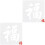 2 Pezzi Fu Word Stencil Per Pittura Su Muro Capodanno 3