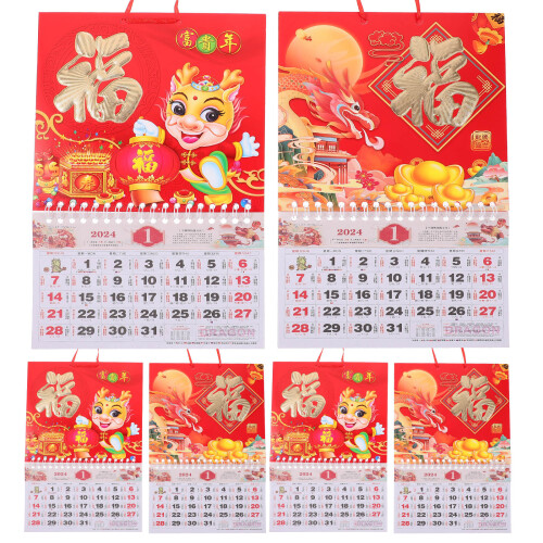 6 Pezzi Calendari Appesi