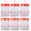 6 Pezzi Calendari Appesi 7