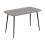 Living And Home 130cm Modern Dining Table with MDF Tabletop & Metal Legs 3