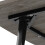 Living And Home 130cm Modern Dining Table with MDF Tabletop & Metal Legs 4