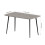 Living And Home 130cm Modern Dining Table with MDF Tabletop & Metal Legs 6