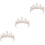 3 Pezzi Copricapo Stile Barocco Per Sposa Decorativa Per 6