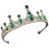 2 Pezzi Cerchietto Con Strass Per 1