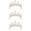 3 Pezzi Copricapo Stile Barocco Per Sposa Decorativa Per 9