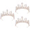 3 Pezzi Copricapo Stile Barocco Per Sposa Decorativa Per 7
