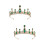 2 Pezzi Cerchietto Con Strass Per 9