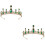 2 Pezzi Cerchietto Con Strass Per 8