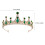 2 Pezzi Cerchietto Con Strass Per 10