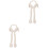 2 Pezzi Paraorecchie Con Orecchie Coniglio In Pile Per Inverno 3