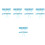 10 Bruiloft Kousenband Decoratief Bruid Dijband Set 4