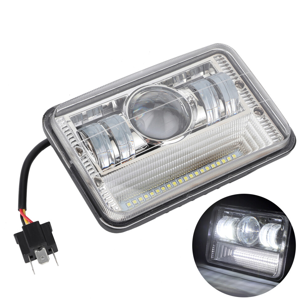 40W H4 Led Working Square 6000K Off-Road Spot 110X170mm Light 7891359981613