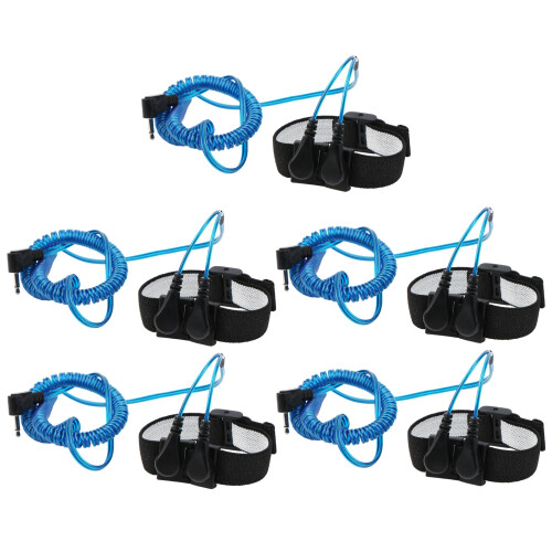 5Pcs Anti Static Wrist Straps – Electrostatic Bracelets for Electronics & Semiconductor Maintenance 1