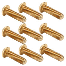 50Pcs Copper M6x20 Round Hex Socket Screws Industrial Fasteners